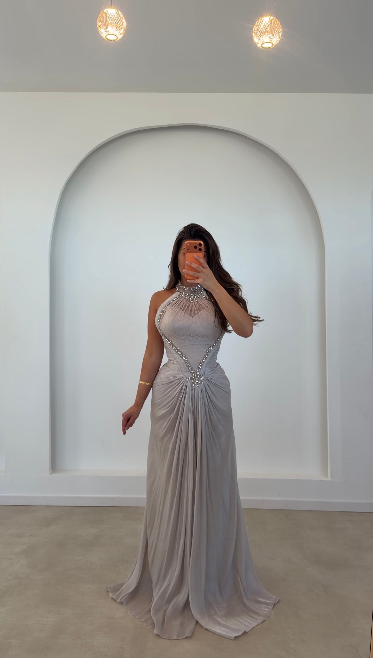 evening dresses brussels Luxury Burgundy Mermaid Evening Dress with Cape Sleeves SS145 main image 1